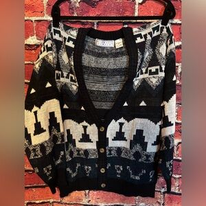 Vintage Graphic Grandpa Sweater
